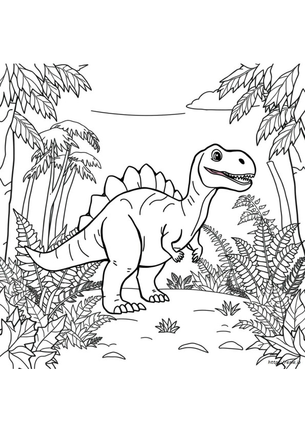 Dinozor Boyama Sayfaları