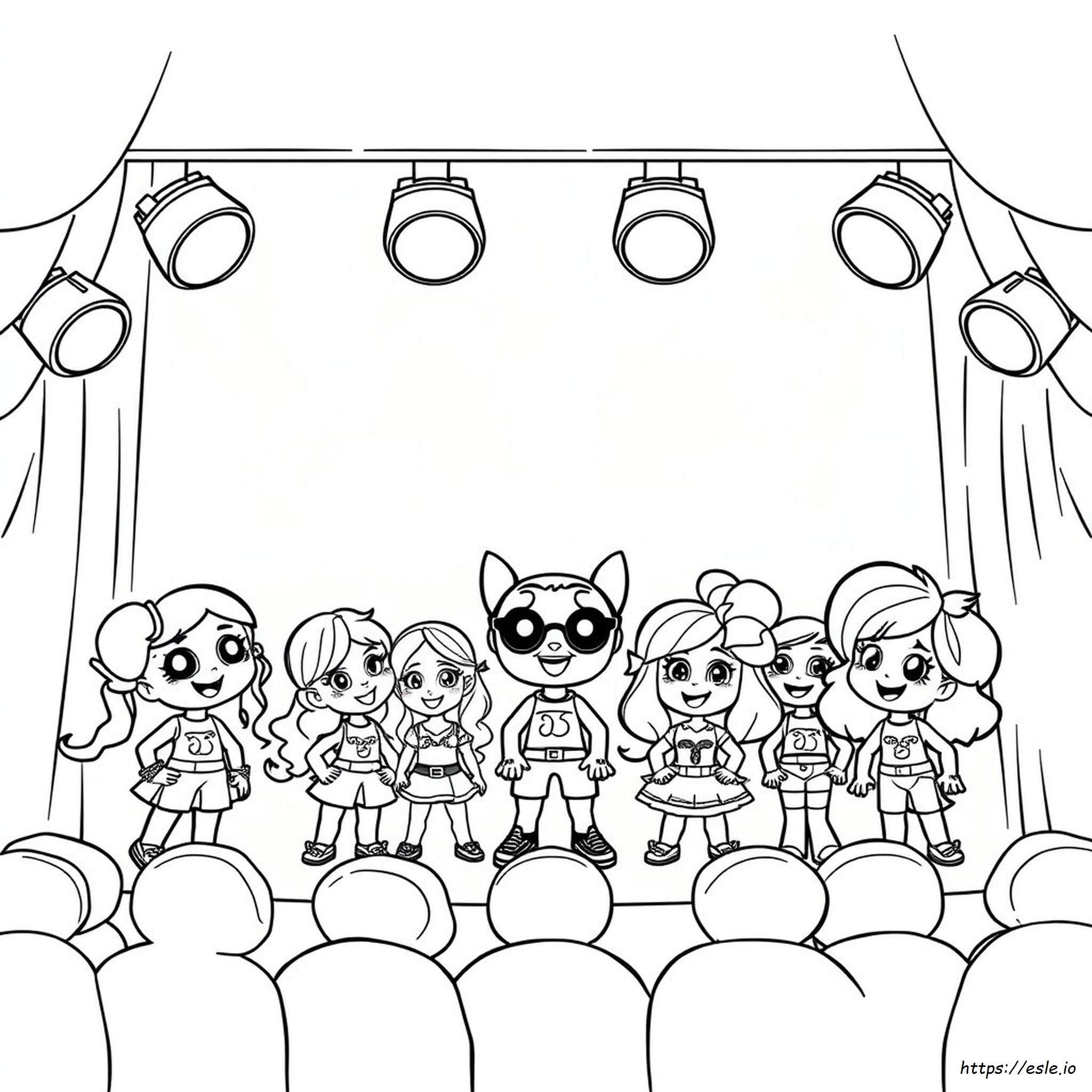 Lolirock Colouring Pages