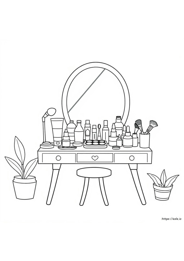 Gambar Mewarnai Kosmetik