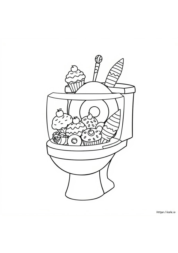 Colorante Alimentare Nel Serbatoio Del Wc