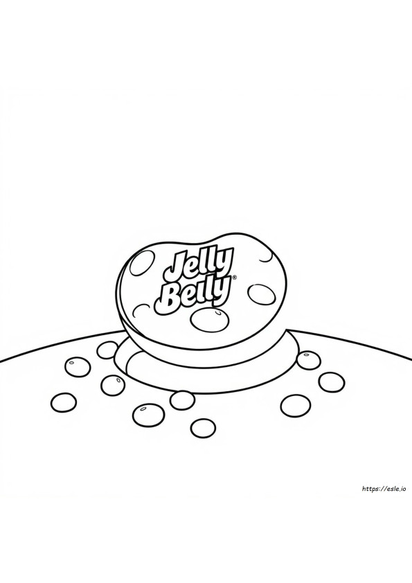 Jelly Bean Kleurplaat Printen