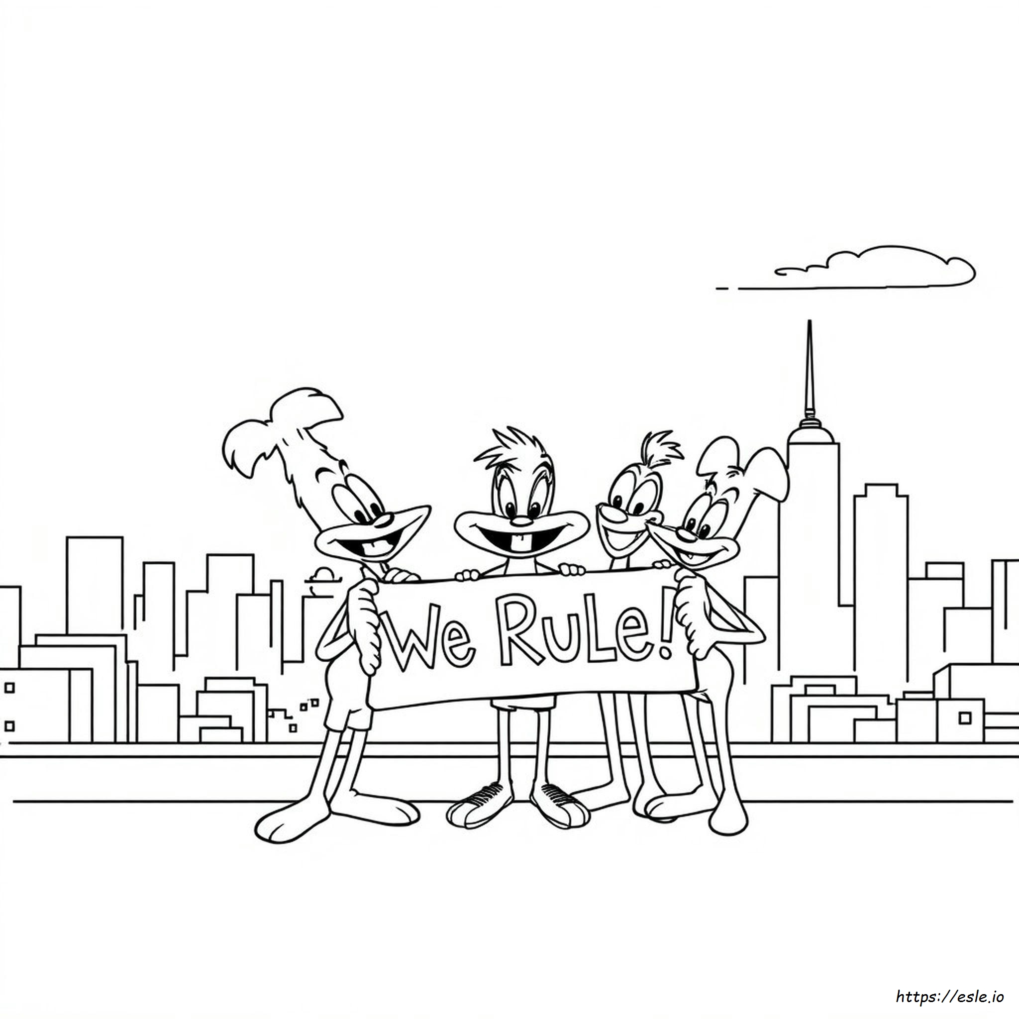 Animaniacs Coloring Page