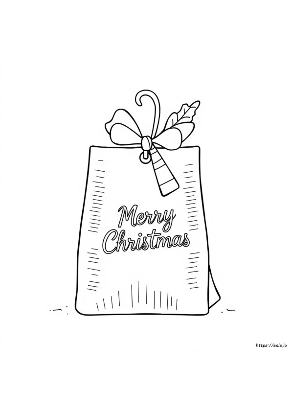 Coloriages D'étiquettes Cadeaux De Noël À Imprimer