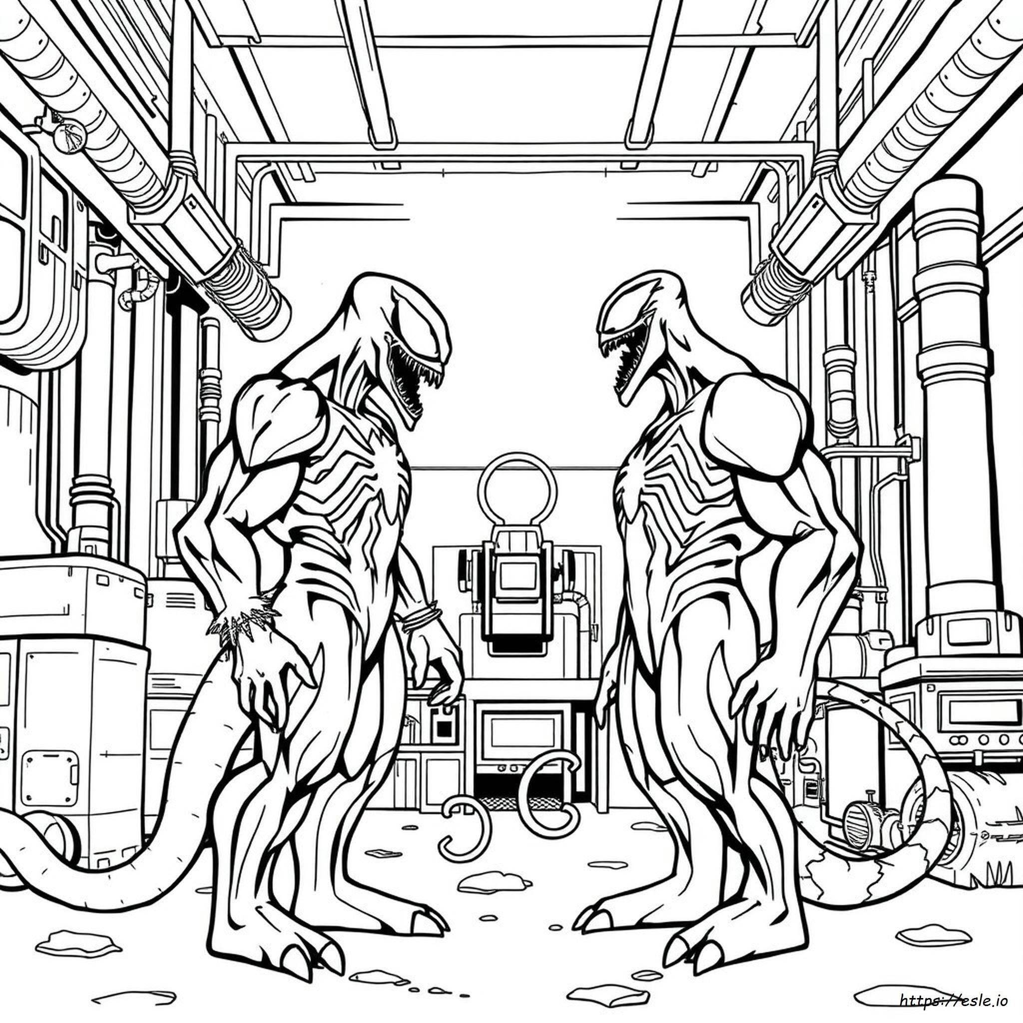 Carnage Venom Colouring Pages