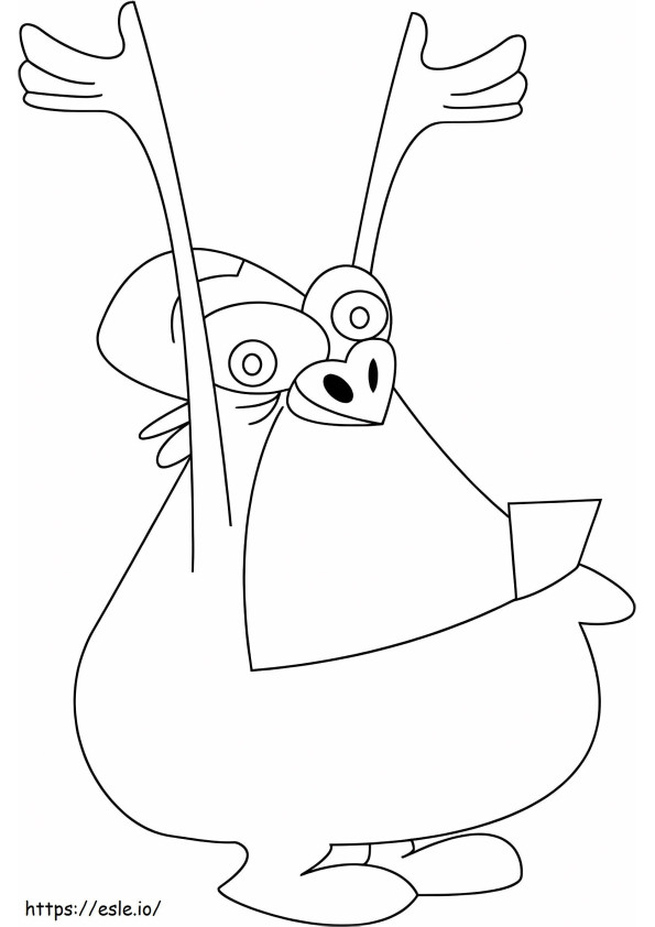 Gorgious Klatoo Space Goofs coloring page