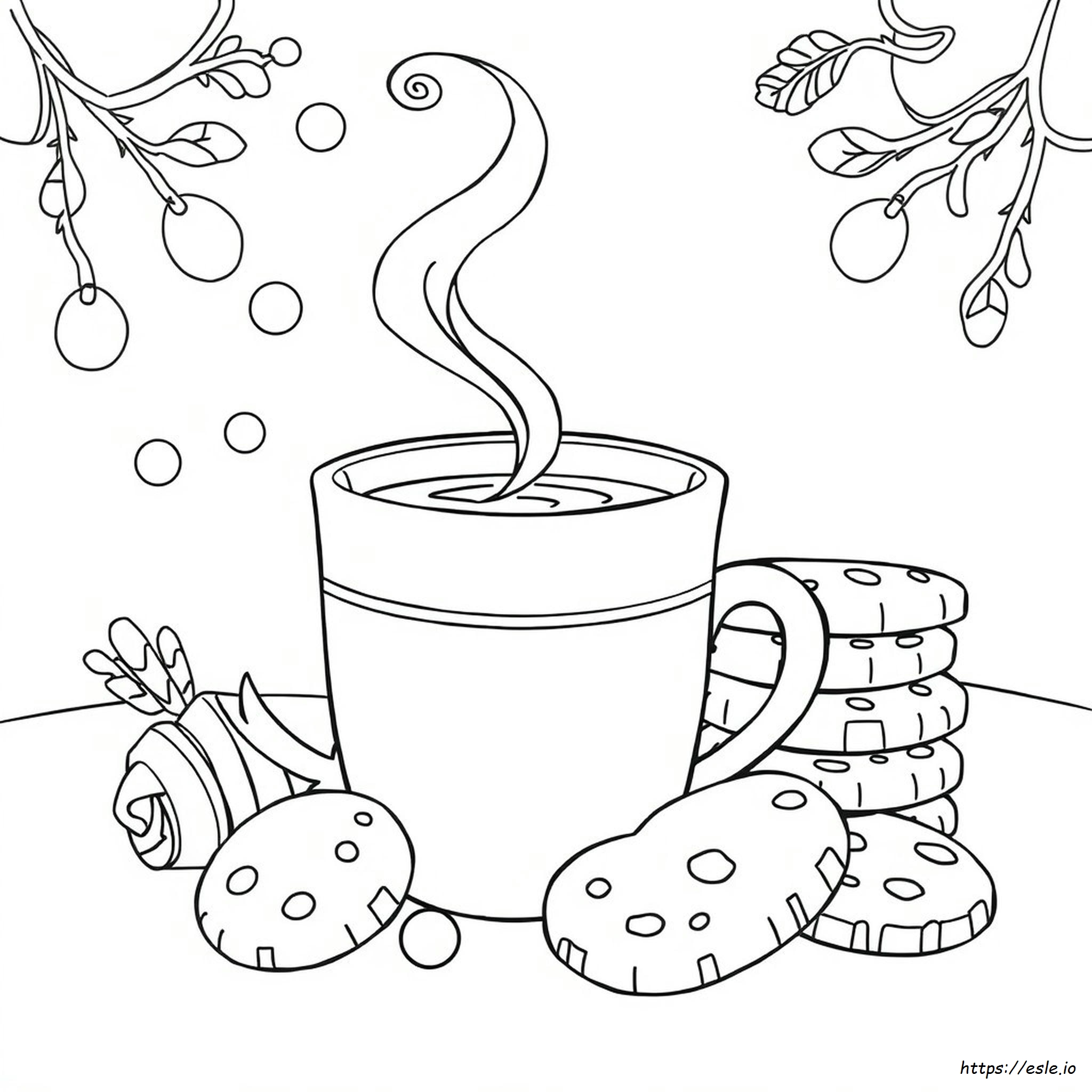 Hot Chocolate Coloring Pictures