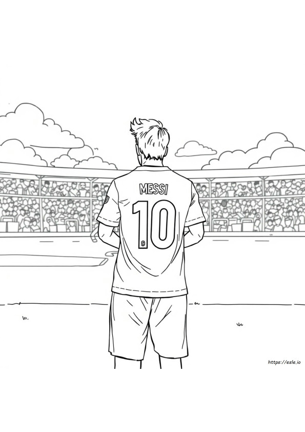 Maglia Di Messi Da Colorare