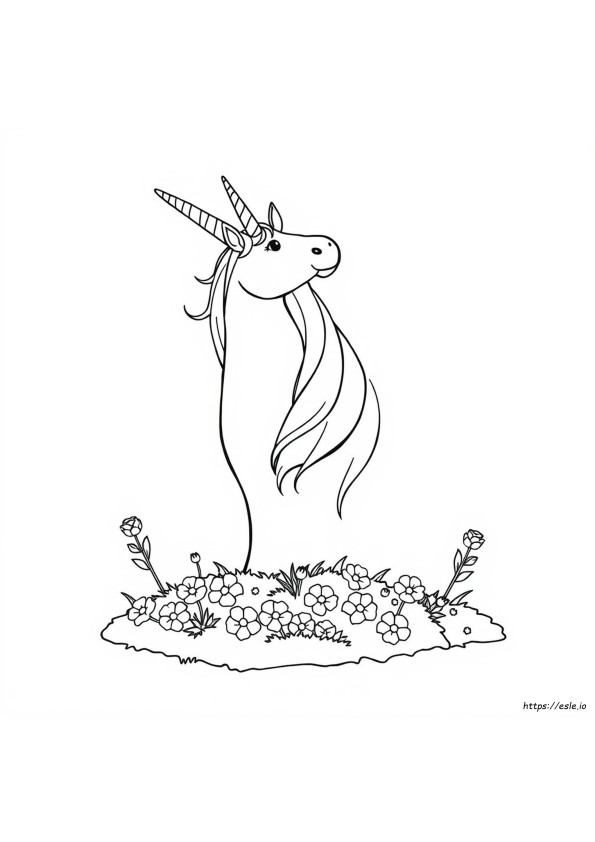 Unicorn Head Coloring