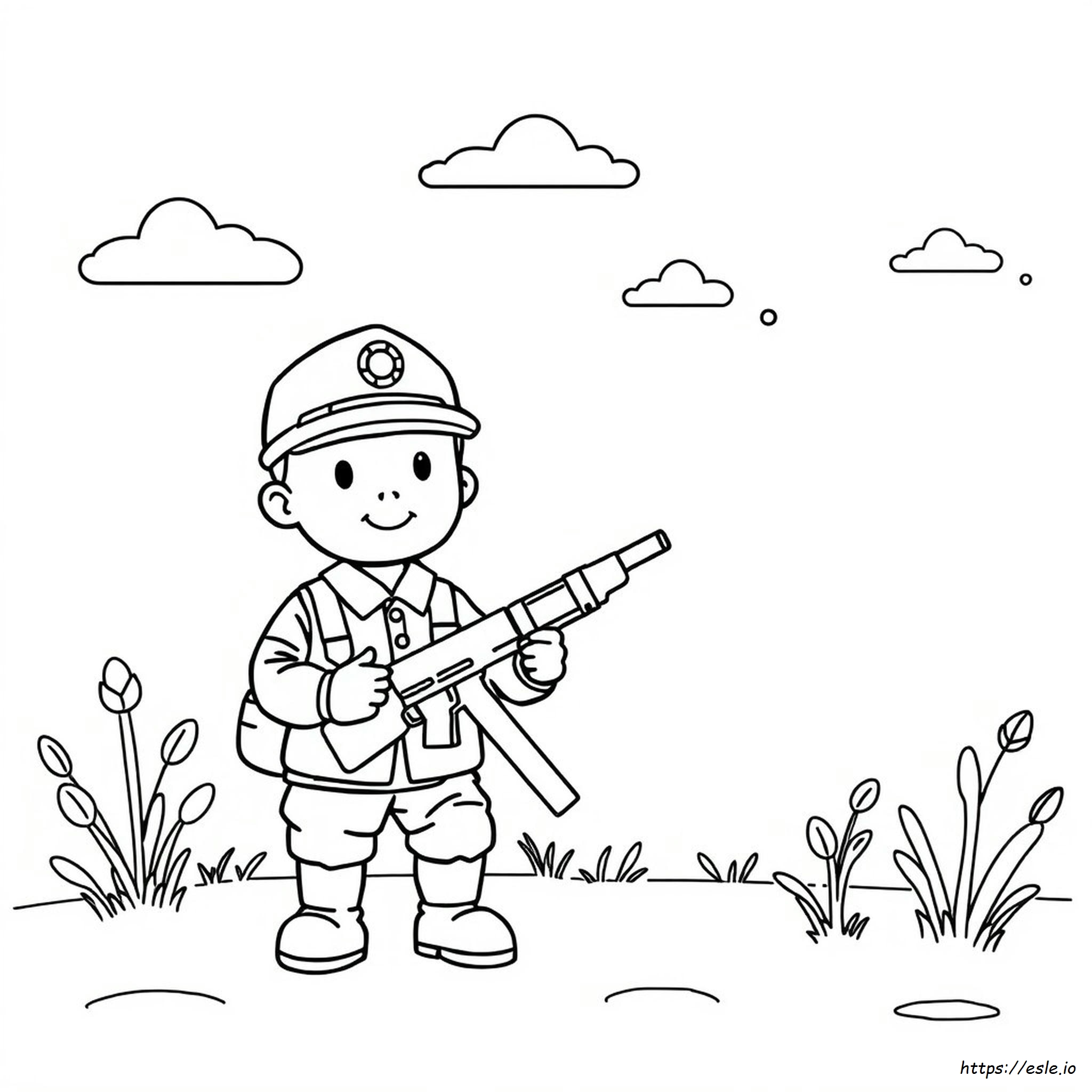 Armee Soldaten Ausmalbilder