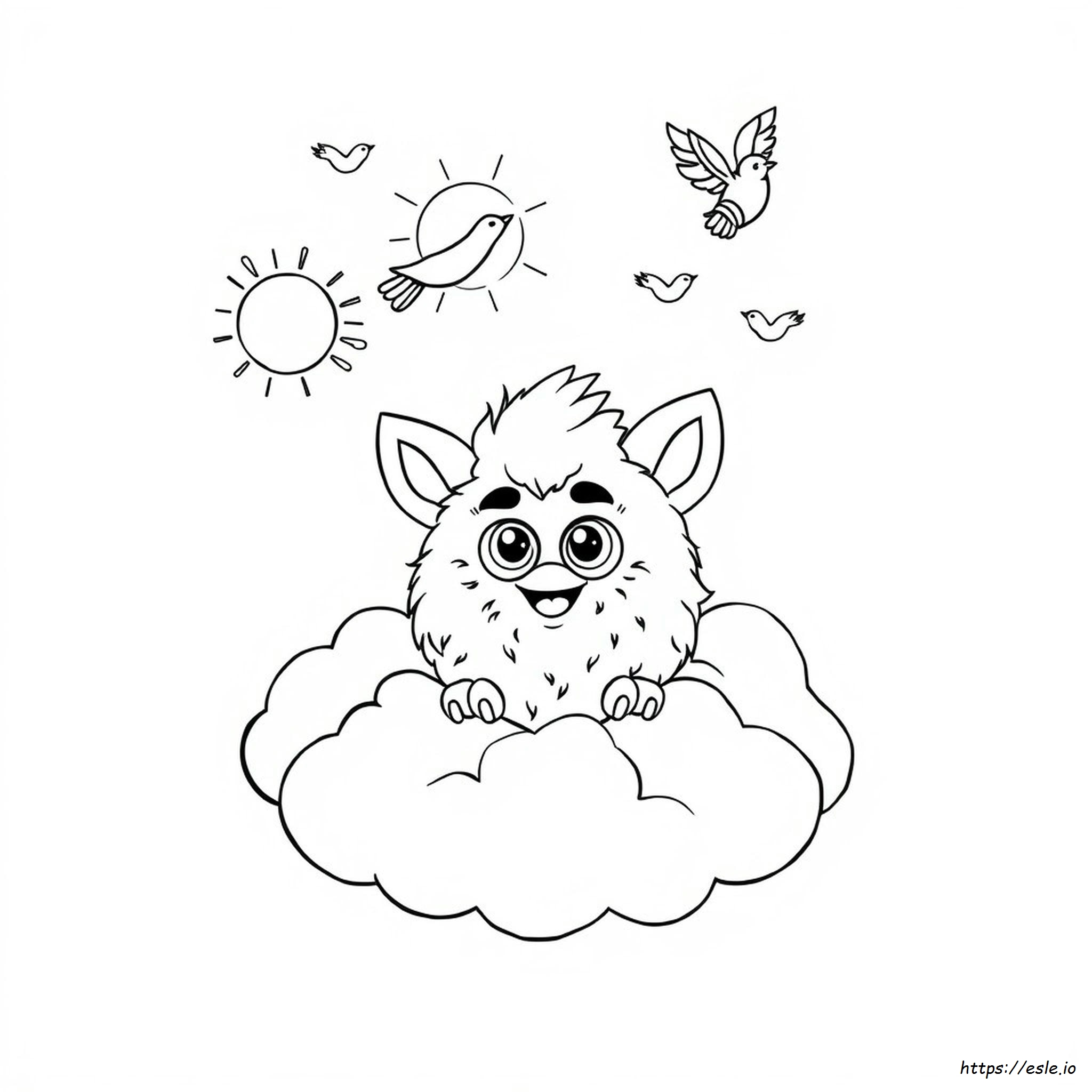 Furby Colouring In