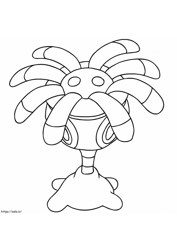 Coloriage Pokémon Lileep Gen 3 à imprimer dessin