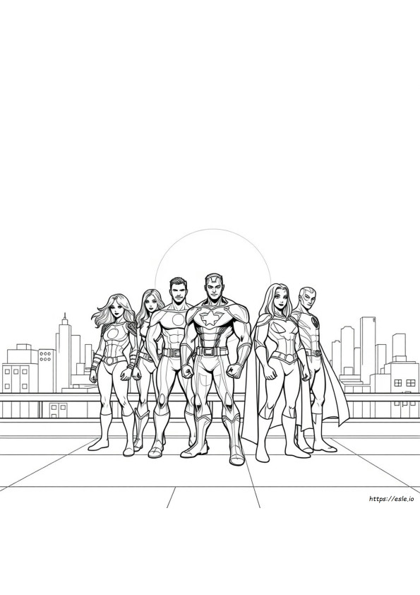 Marvel Színező Oldalak Pdf