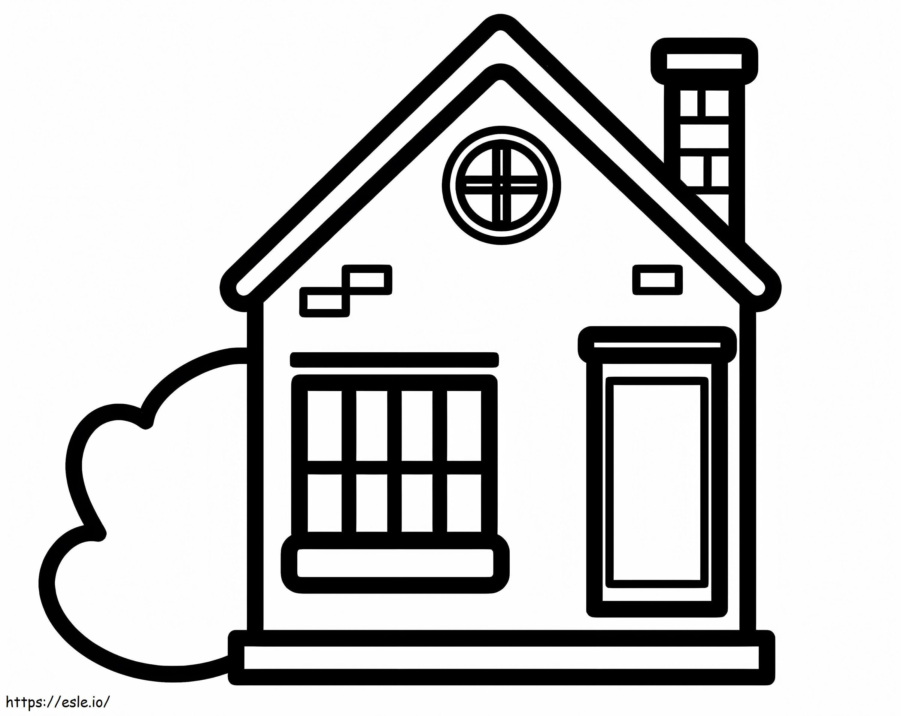 House For Children coloring page