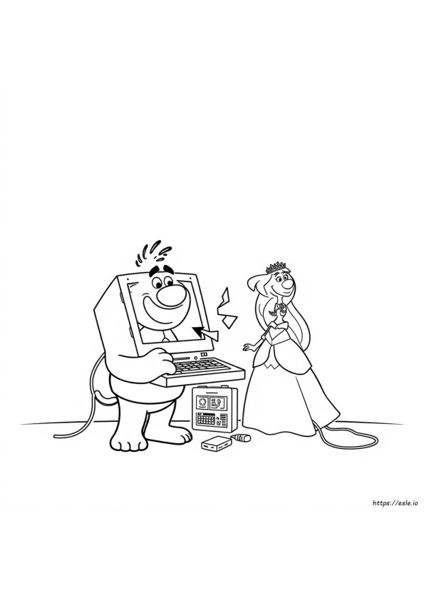 Ralph Breek Het Internet Prinses Kleurplaten