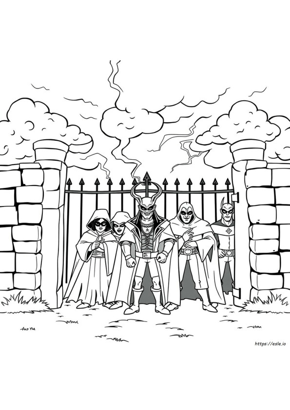 The Bad Guys Coloring Book