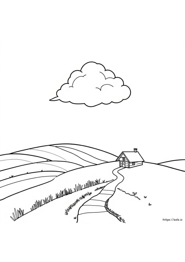 Coloriage Nuage