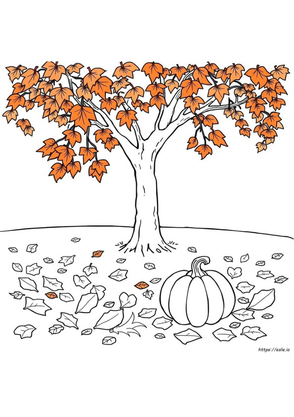 Free Coloring Pages Of Fall