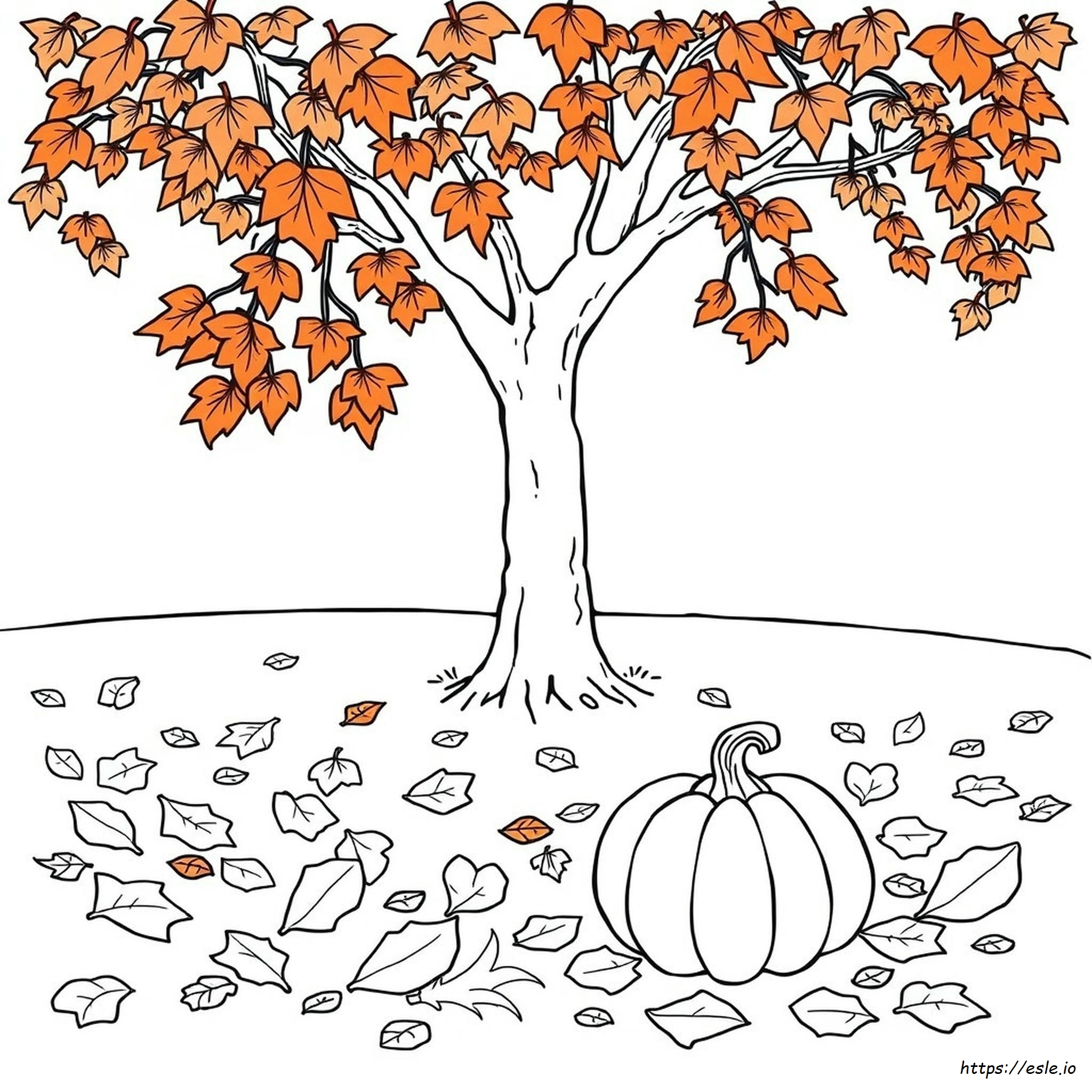 Free Coloring Pages Of Fall