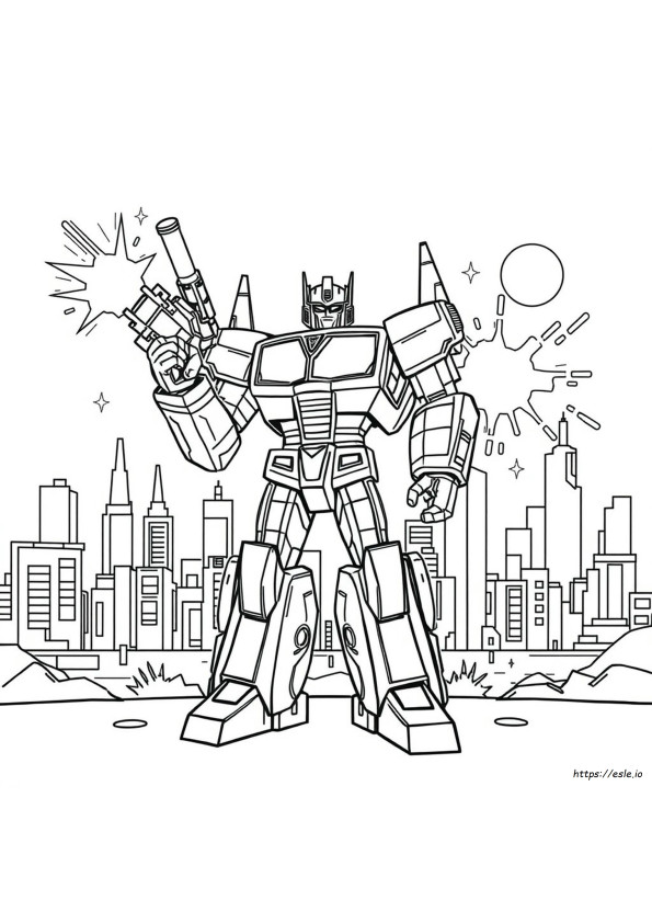 Coloriages Transformers Shockwave