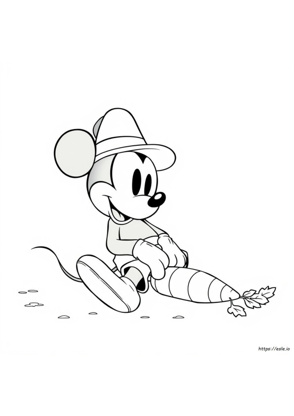 Mickey Herbst Ausmalbilder