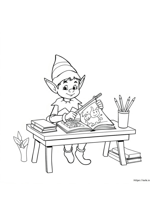 Elf Kleurplaten