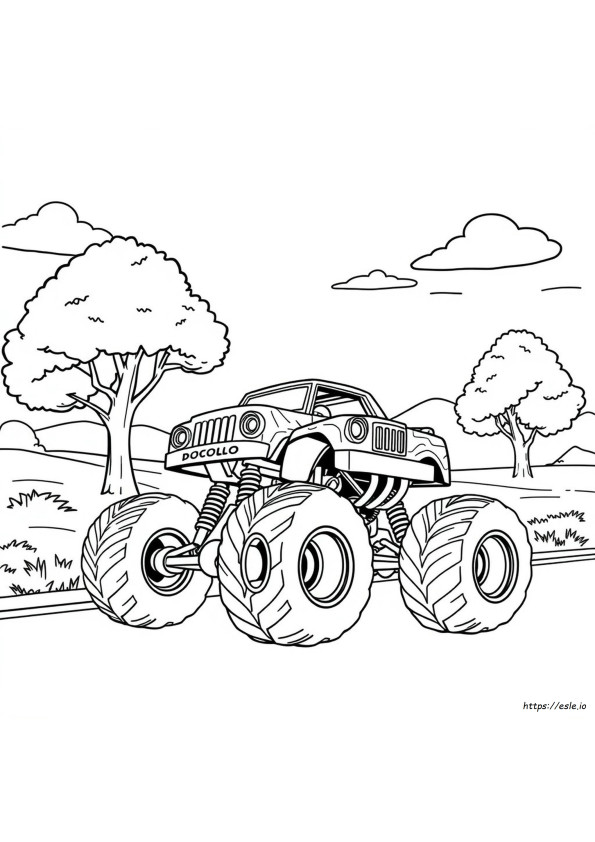 Coloriages À Imprimer Hot Wheels Monster Truck