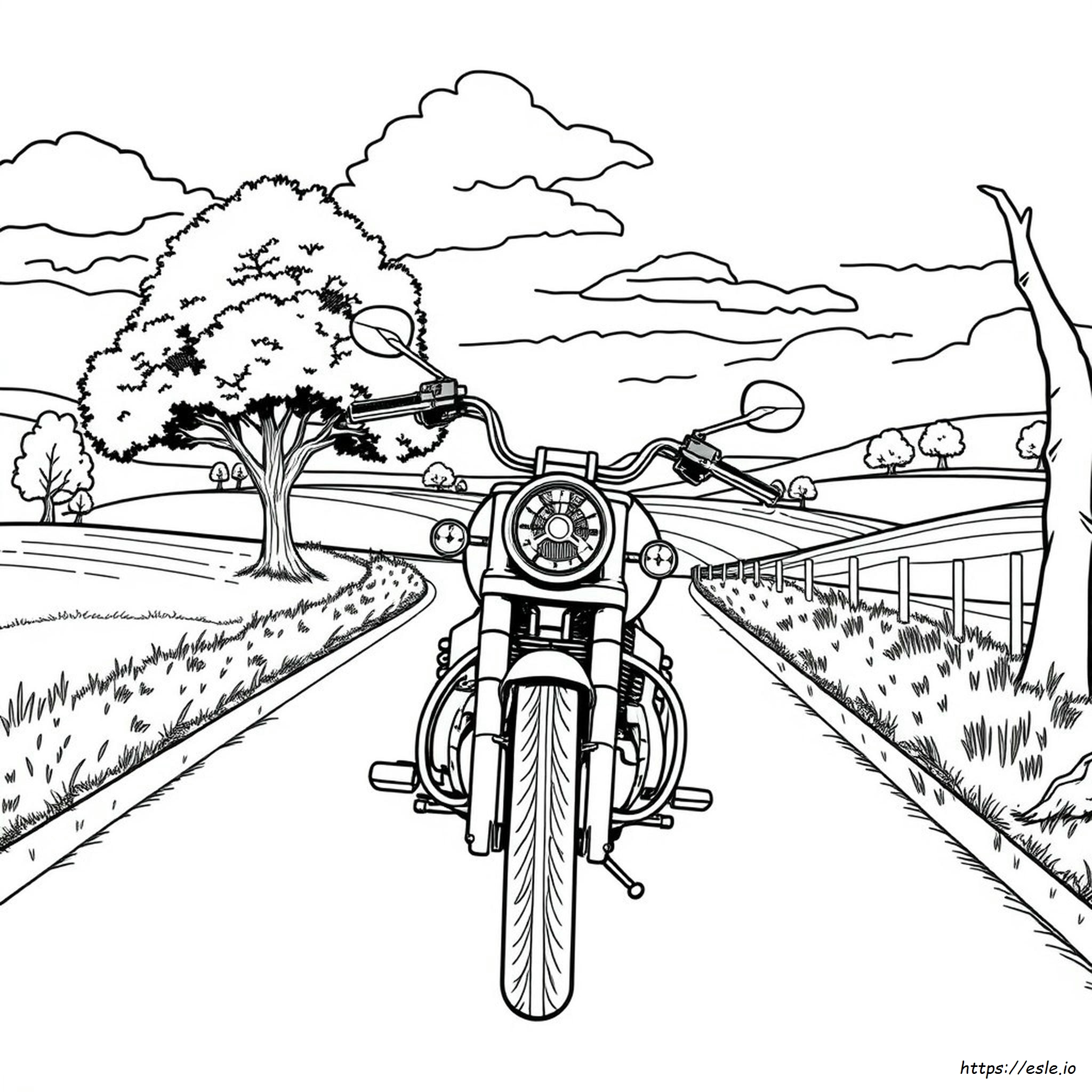Motorcycle Coloring Pages For Adults