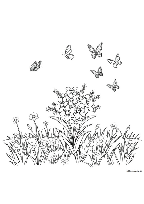 Desenhos De Primavera Para Colorir
