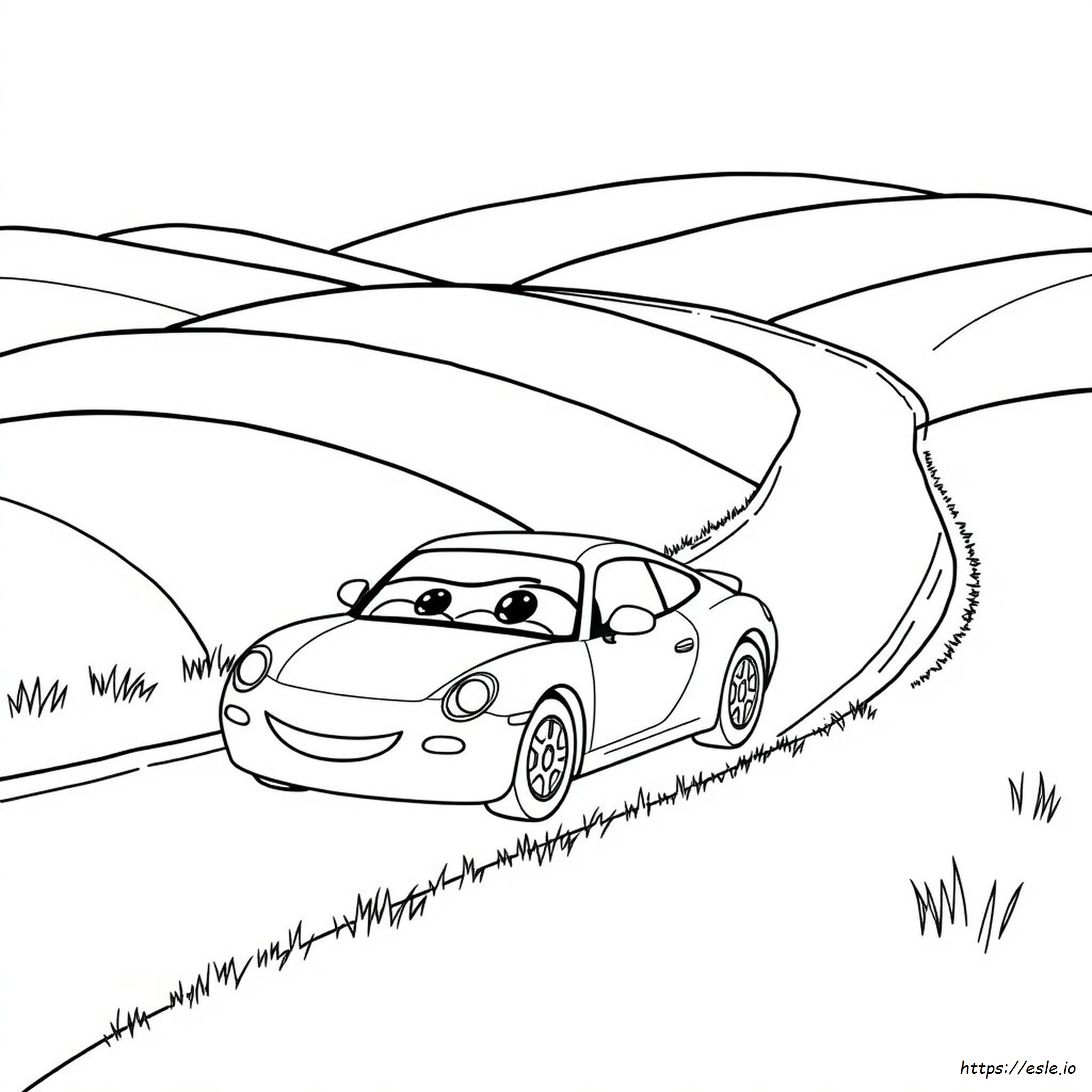 Guido Cars Coloring Page