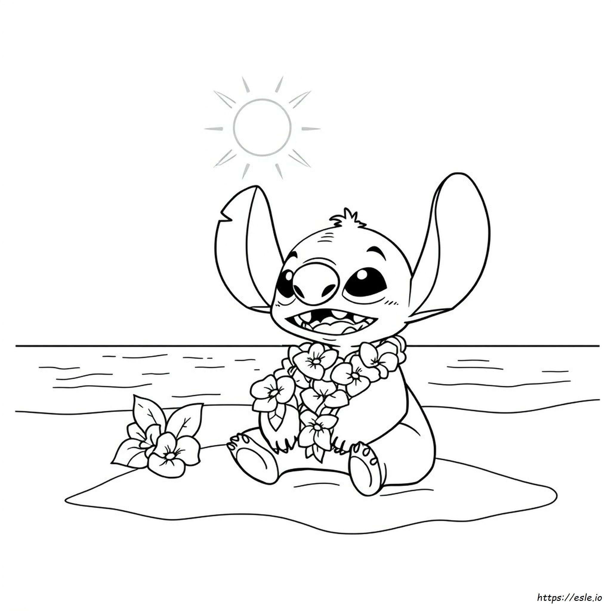 Cute Ohana Stitch Coloring Pages
