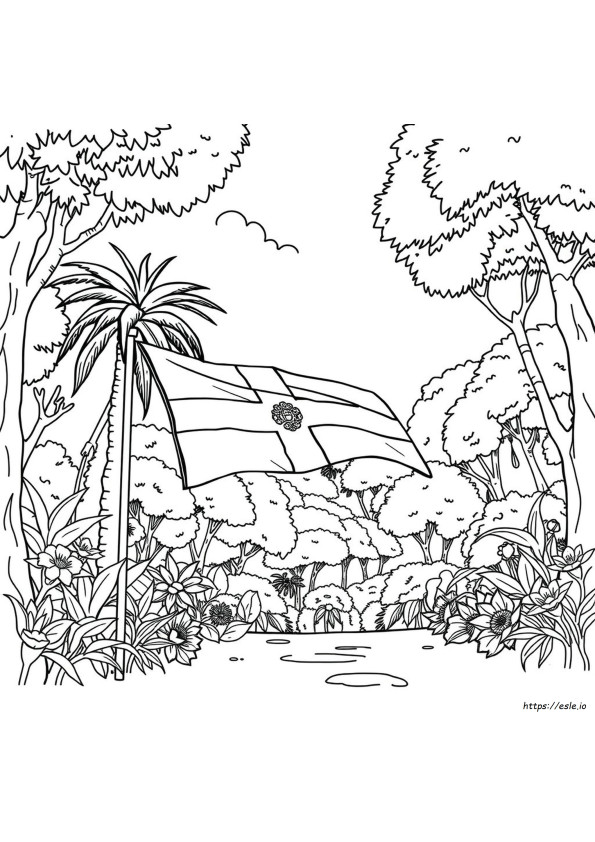 Dominican Republic Coloring Pages