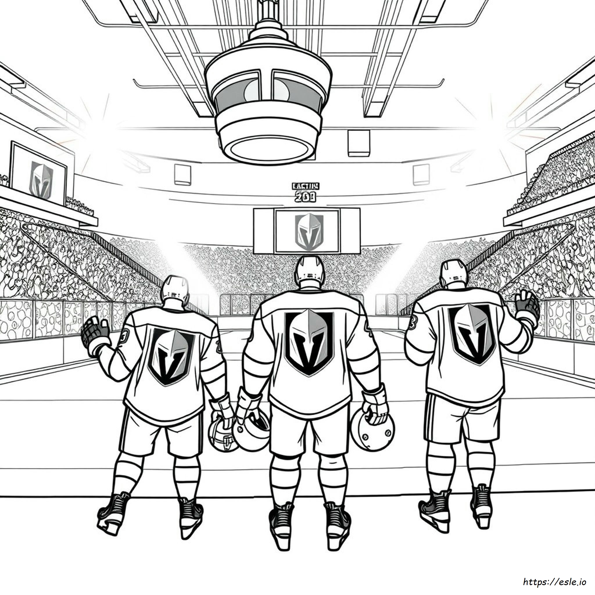 Las Vegas Golden Knights Coloring Pages