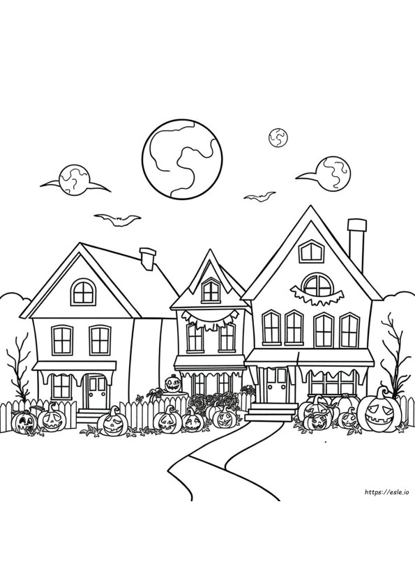 Halloween Színező Nyomtatható