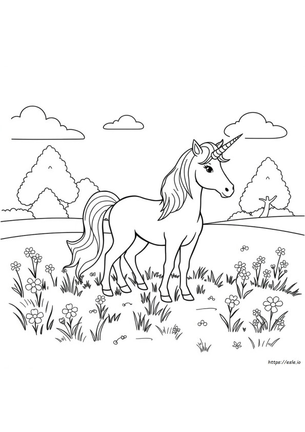 Kostenlose Einhorn Ausmalbilder