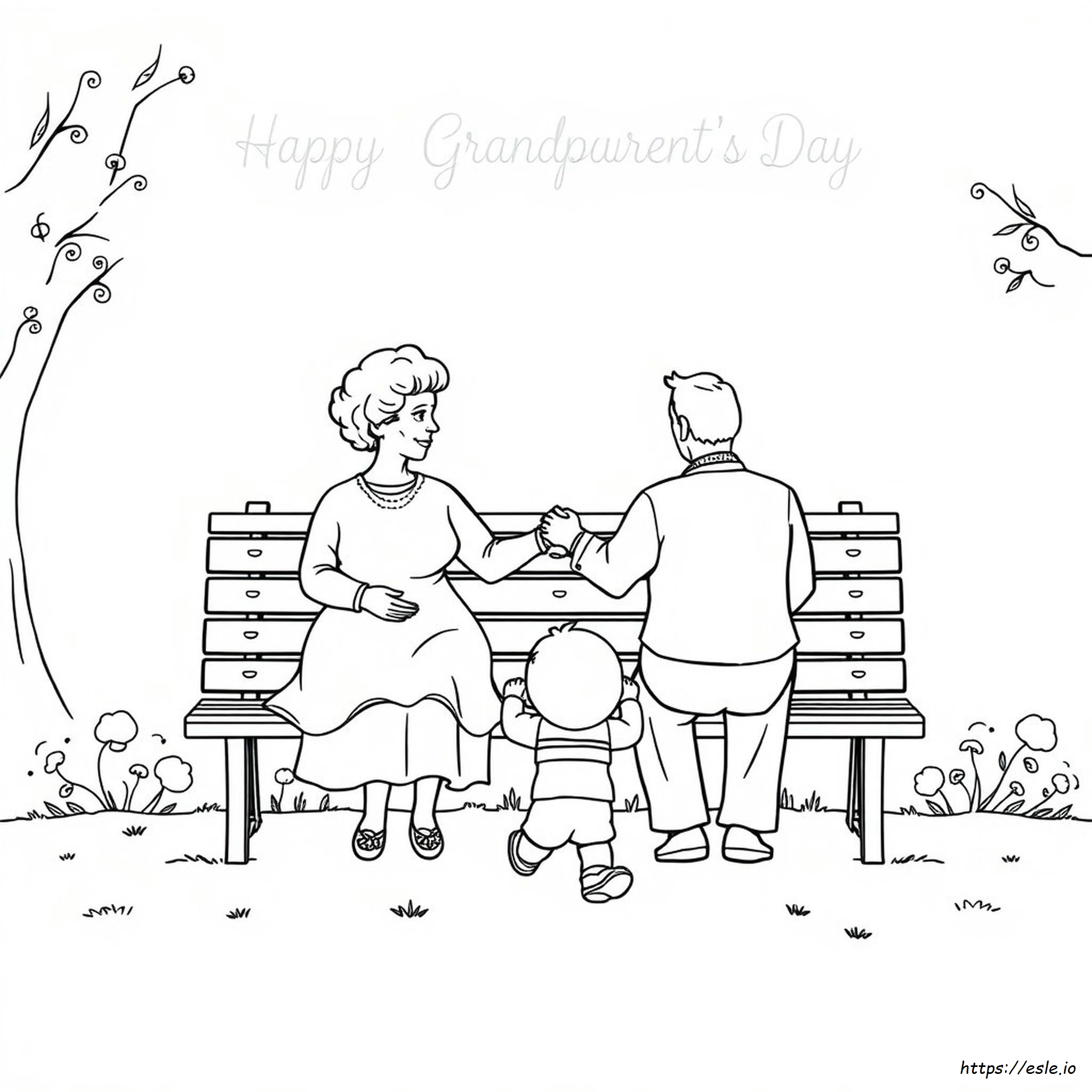 Grandparents Day Coloring Sheet