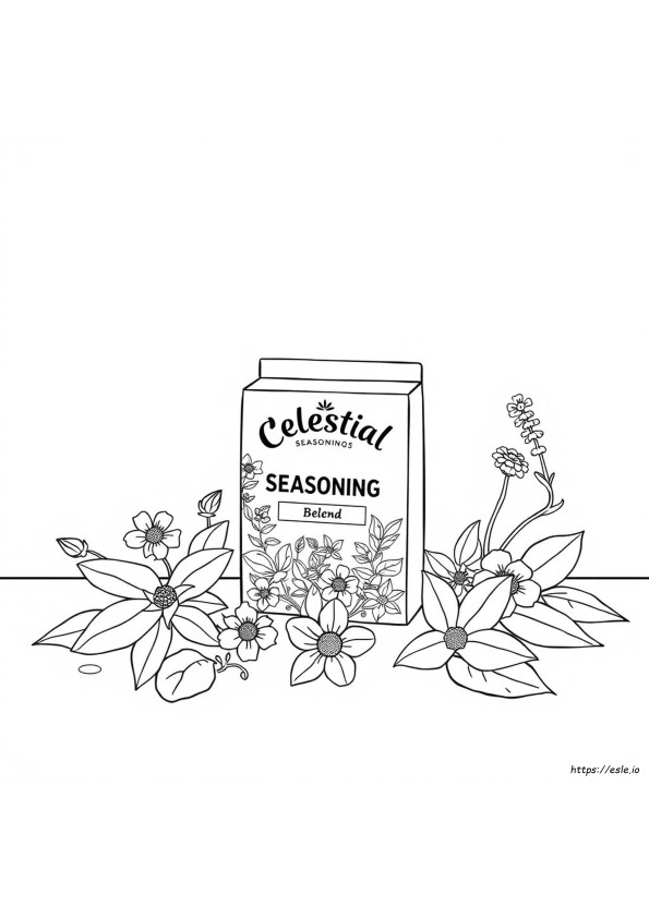 Celestial Seasonings Coloring Pages
