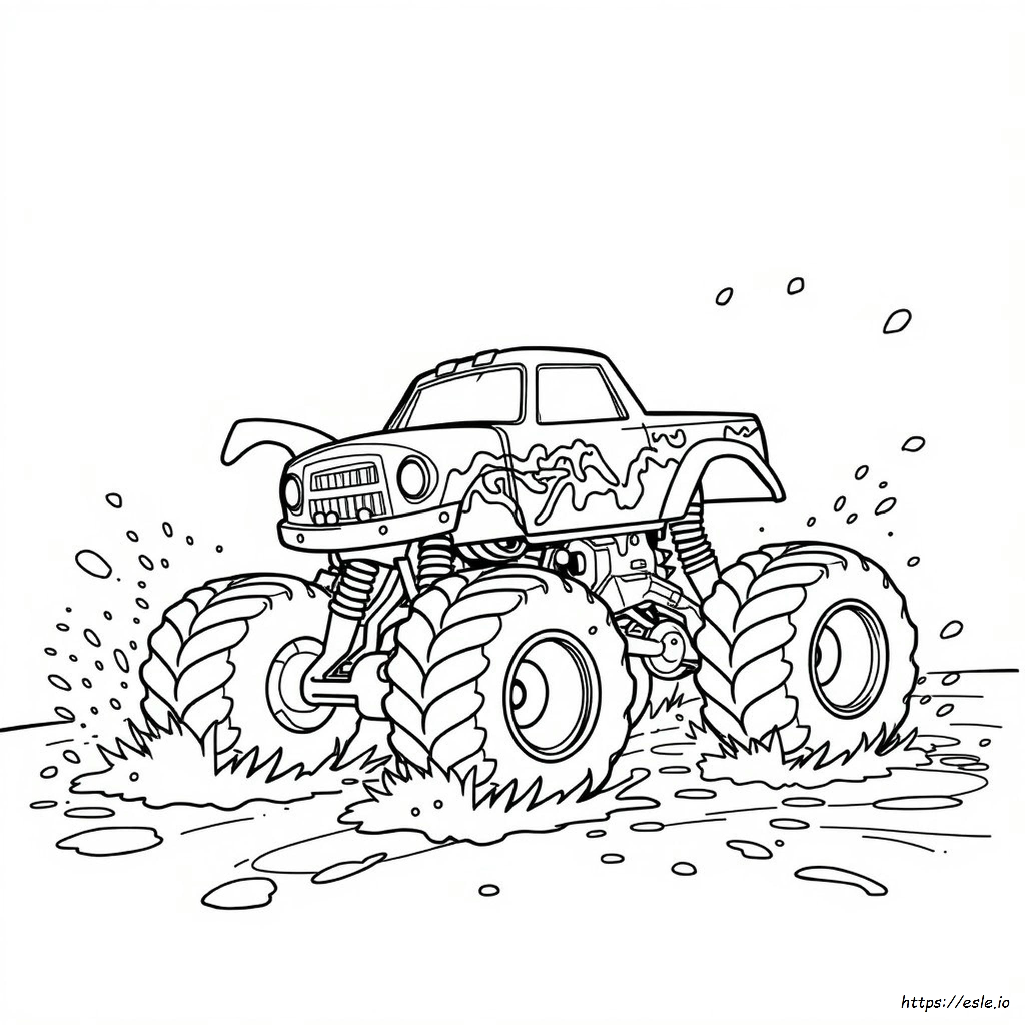 Gunkster Monster Truck Da Colorare