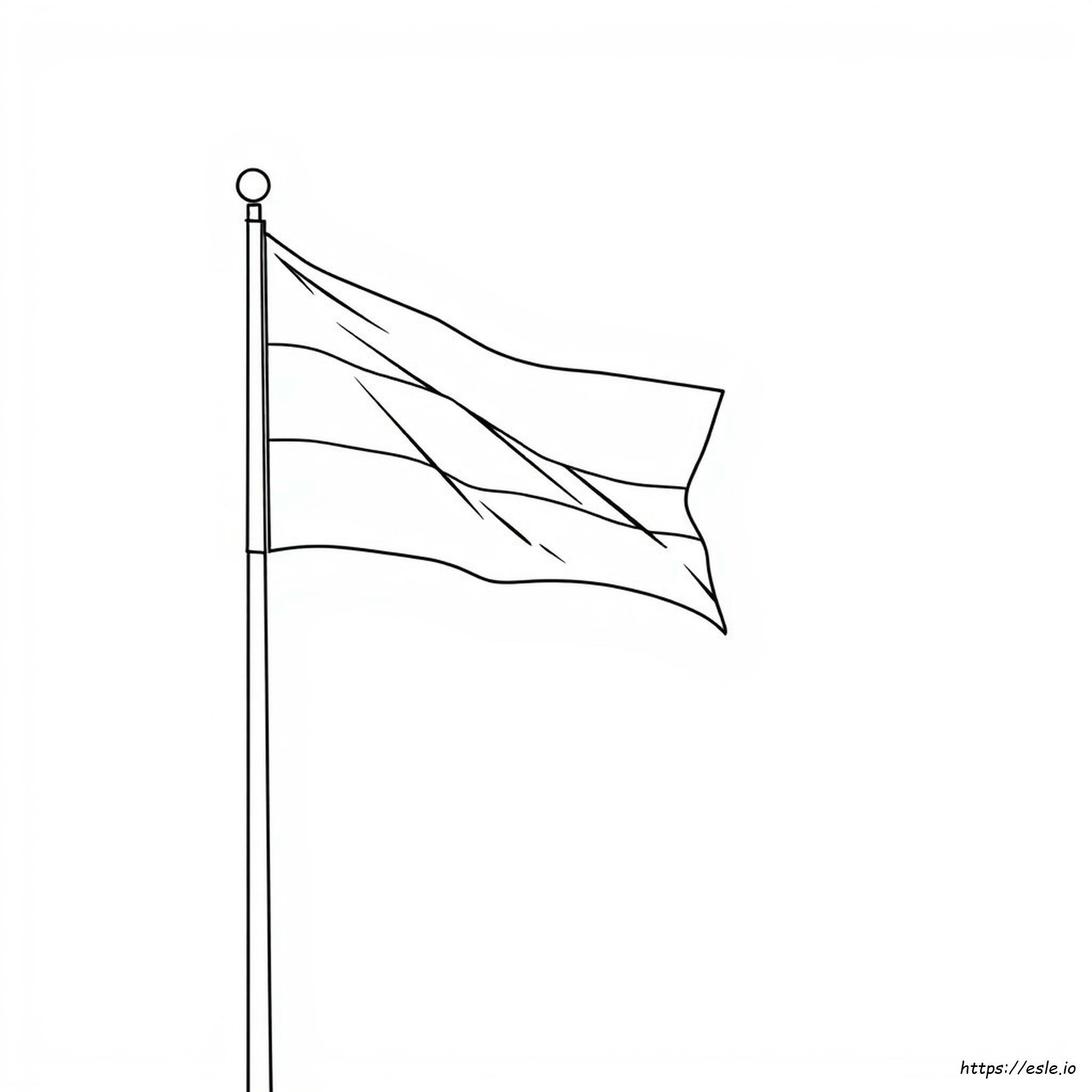 Bandeira Da Lituânia Para Colorir