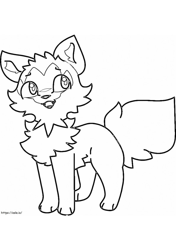 Lovely Sprigatito coloring page