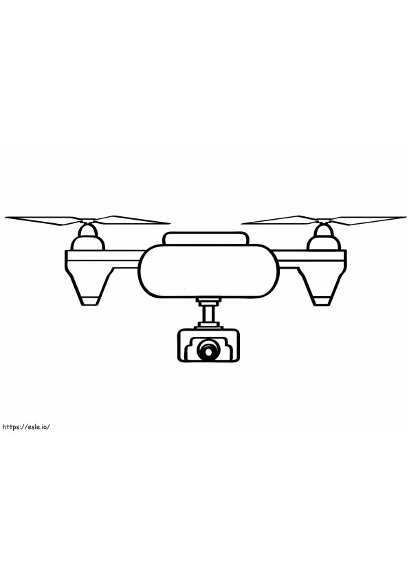 Drone To Print coloring page