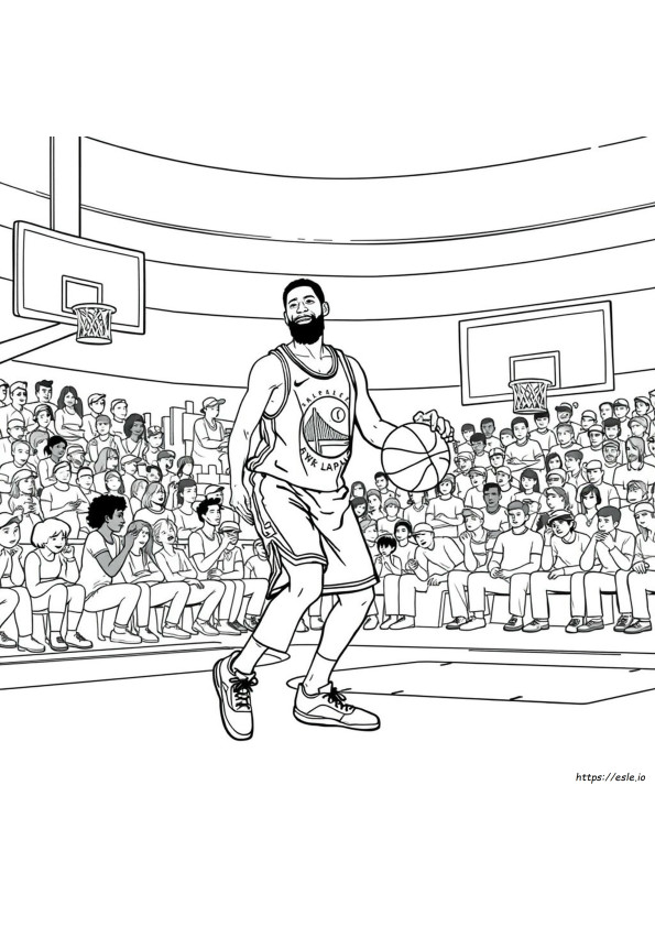 Immagini Da Colorare Di Kevin Durant