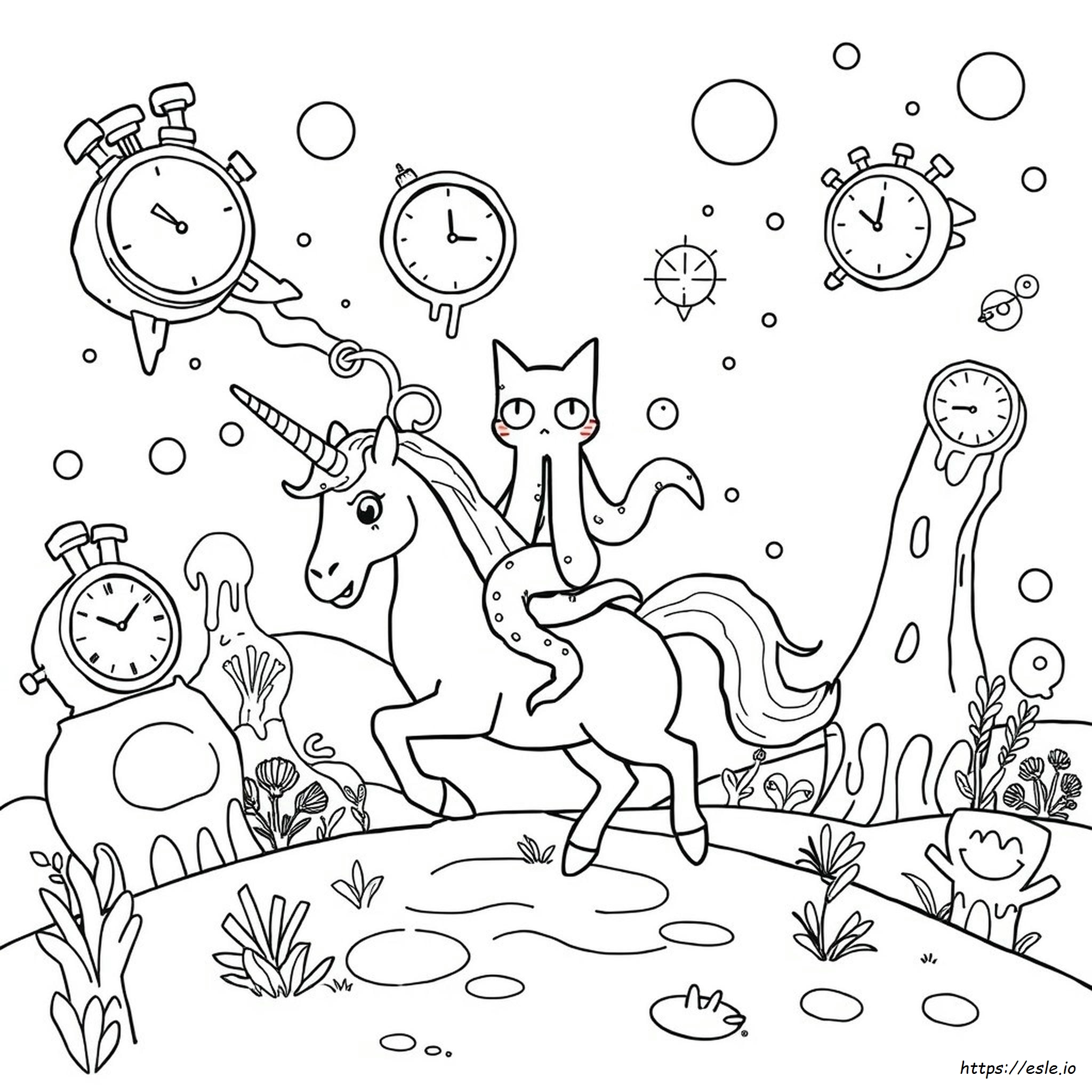Trippy Cartoon Coloring Pages