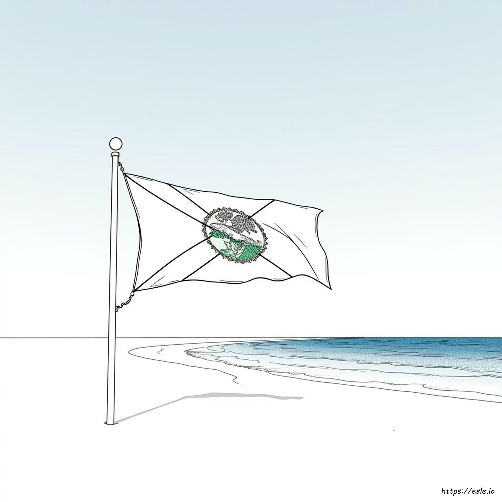 State Of Florida Coloring Page