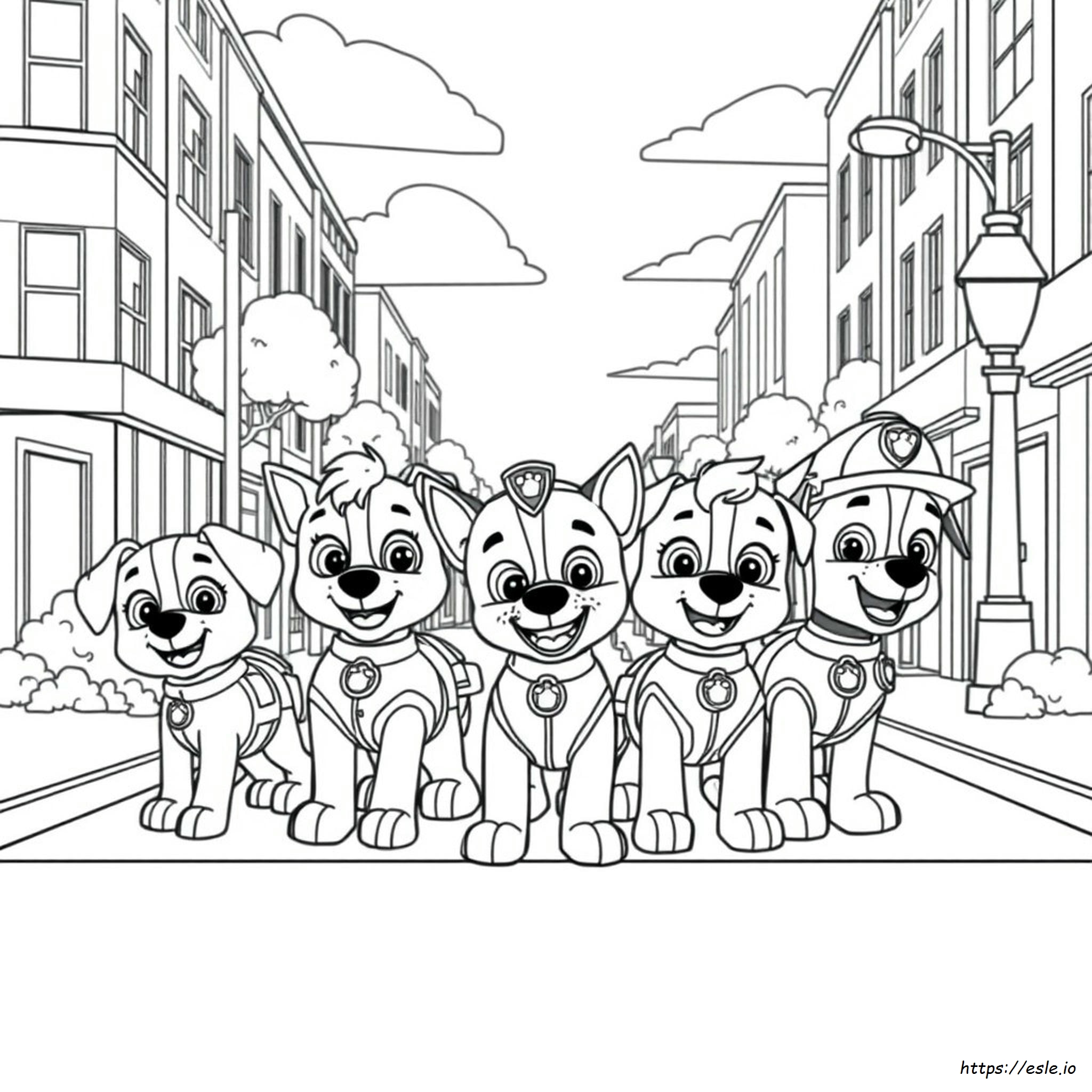 Paw Patrol Colouring Images