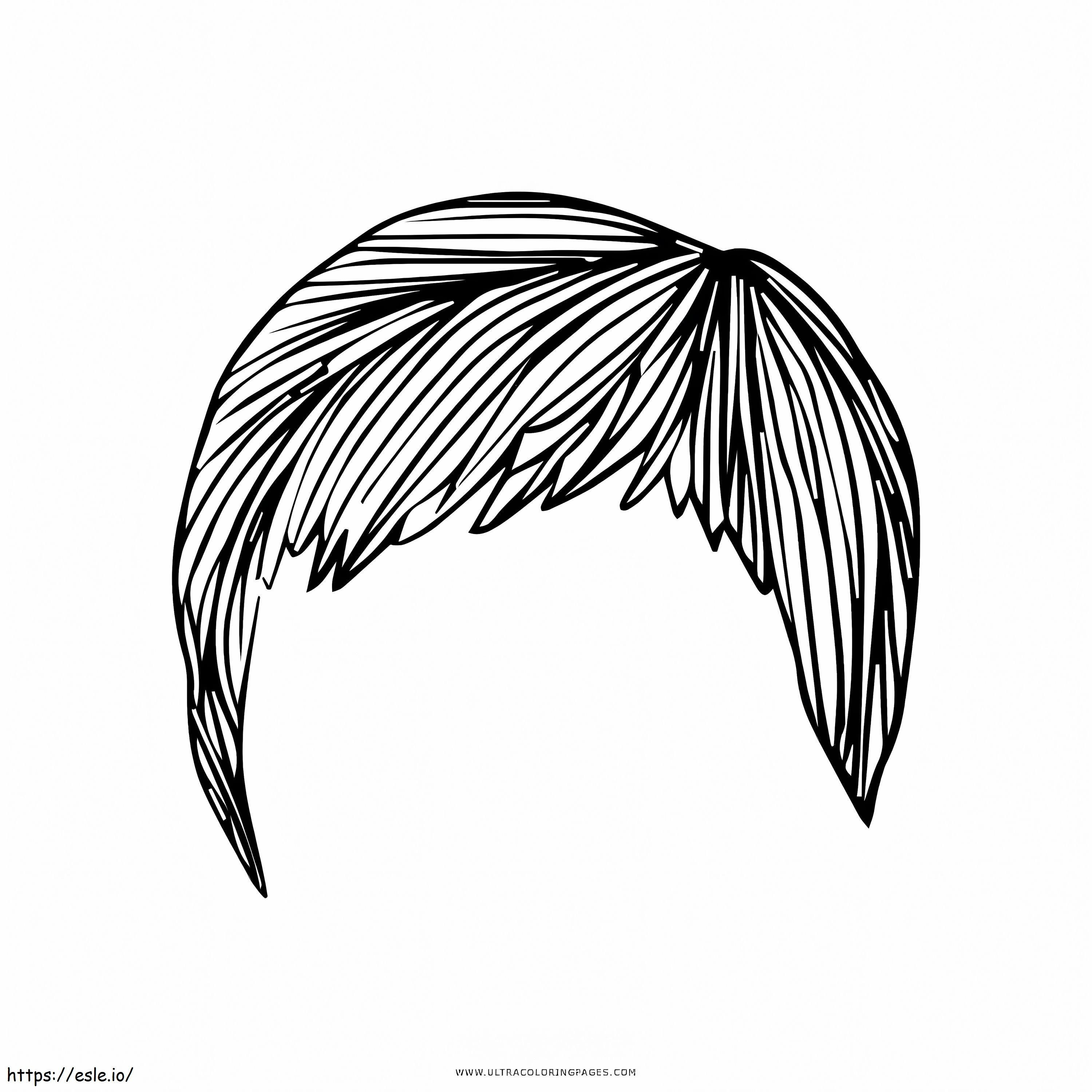 Pixie Hair coloring page