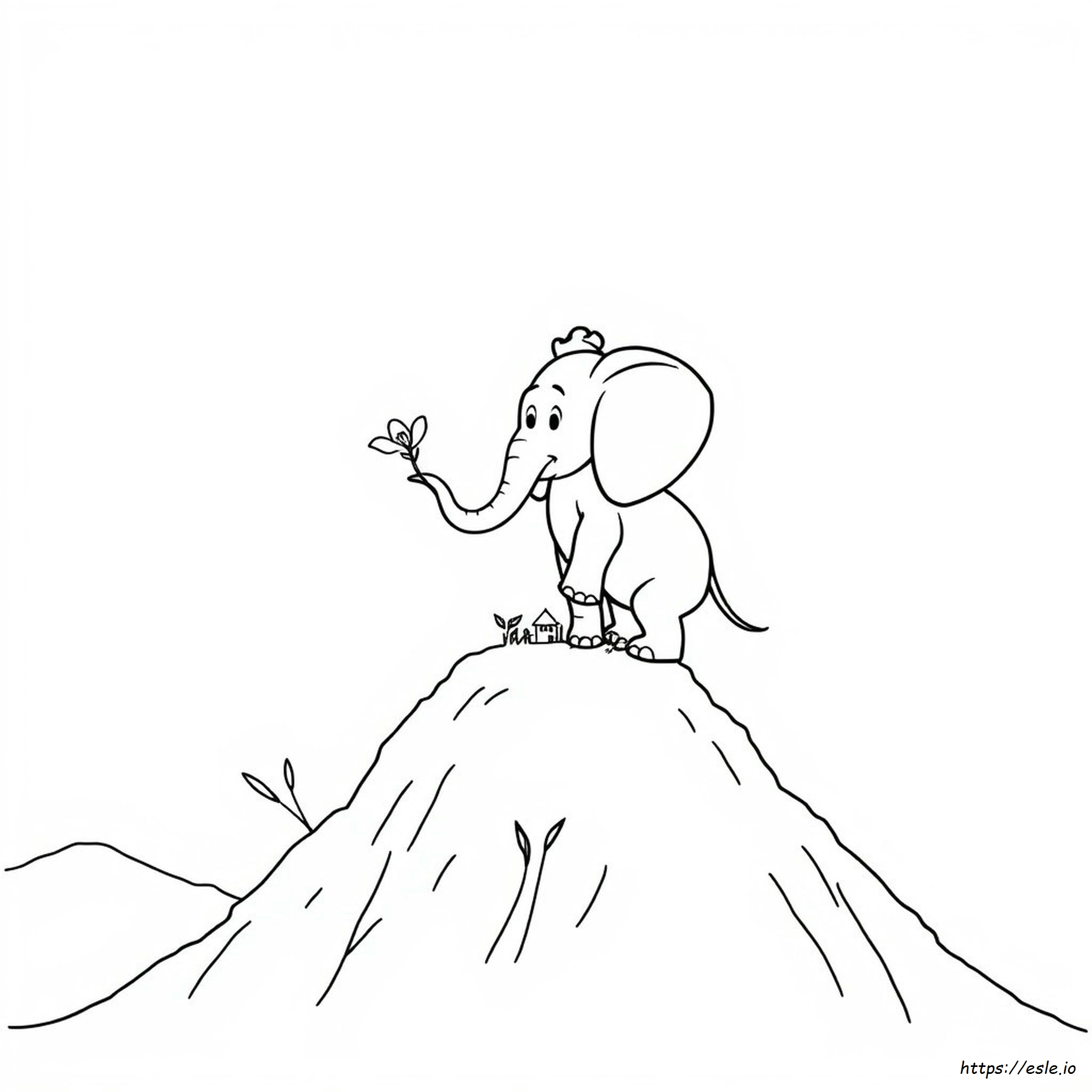 Coloriages Dr Seuss Horton Entend Un Qui Coloriage À Imprimer