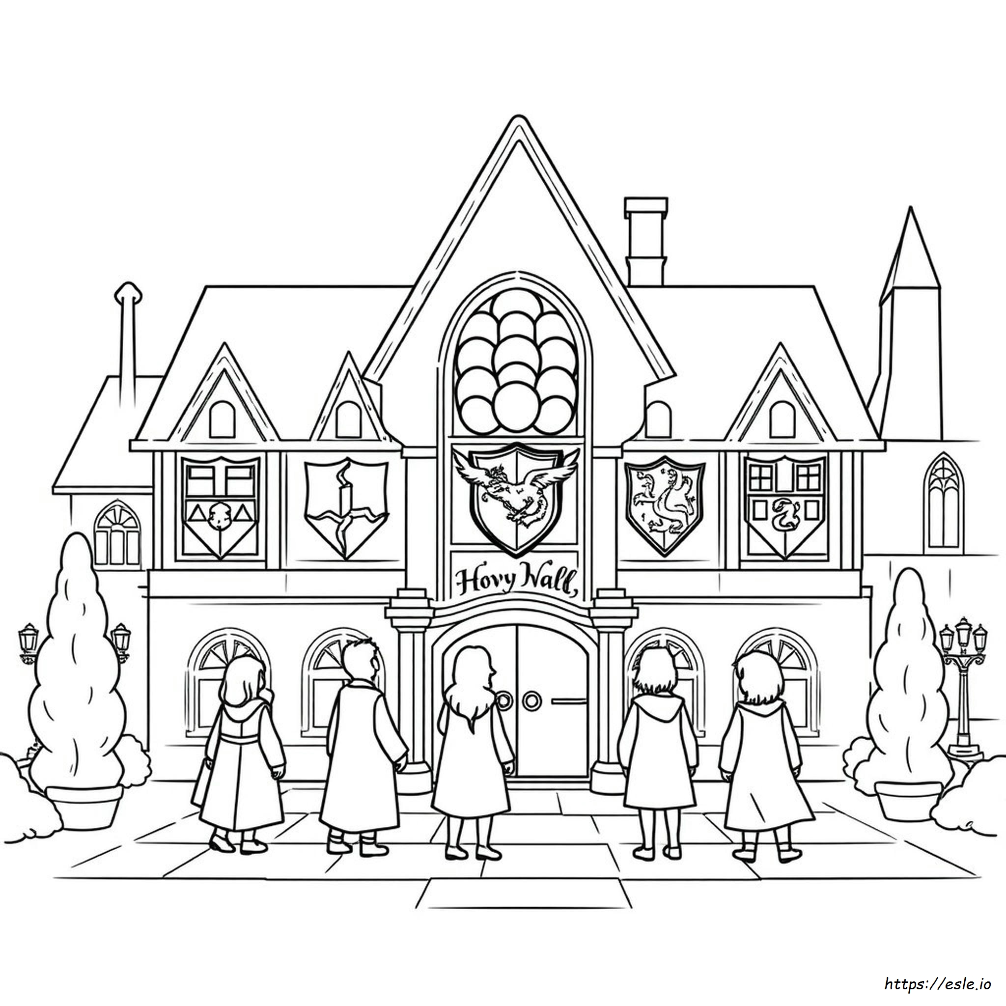 Hogwarts Houses Coloring Pages