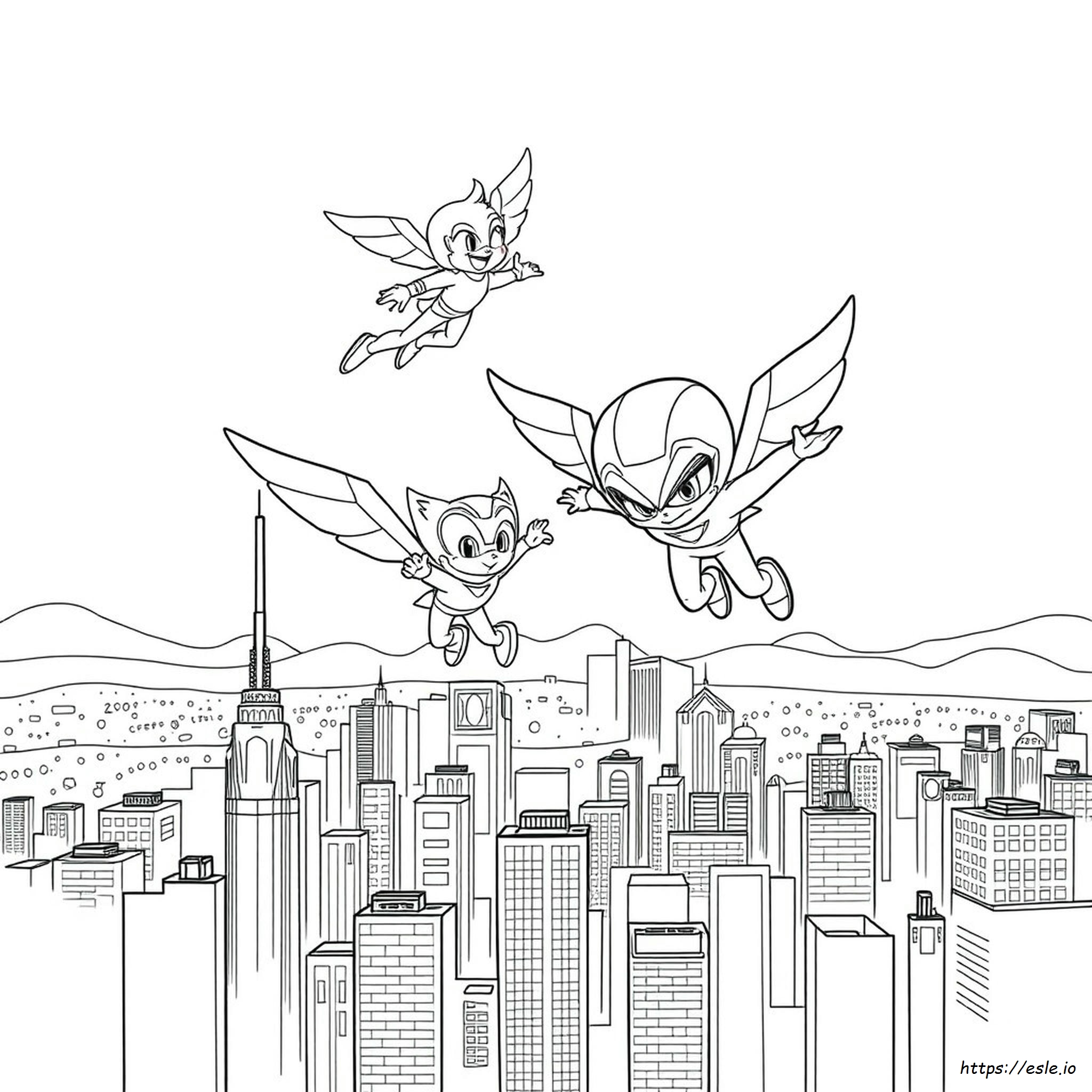 Super Zings Coloring