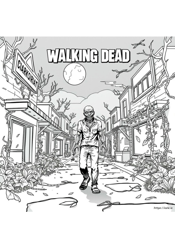 Pages De Coloriage Walking Dead