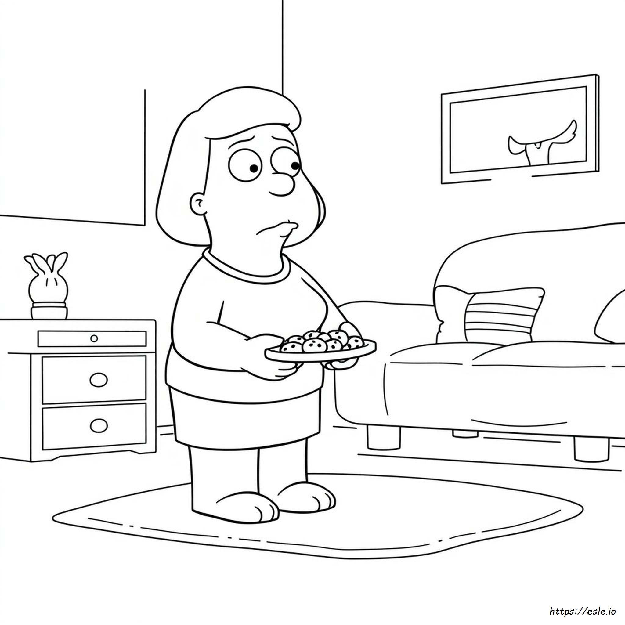 Family Guy Lois Coloring Pages
